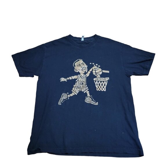 Used Lil Penny Doll T-Shirt Black Copper Foamposite L Large hardaway nike Risurc - Picture 2 of 5